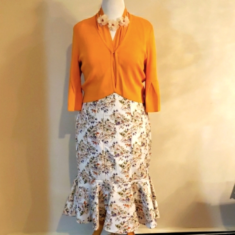 3 Pc Outfit Mermaid Skirt, Sweater & Bodysuit